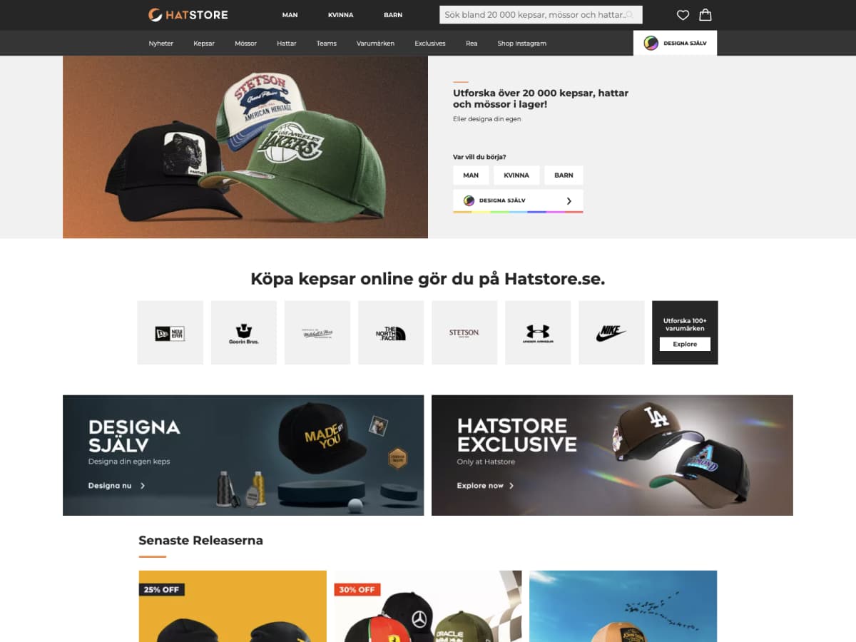 Hatstore header image